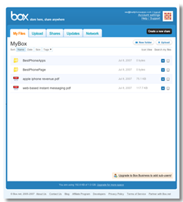Box.net mobile